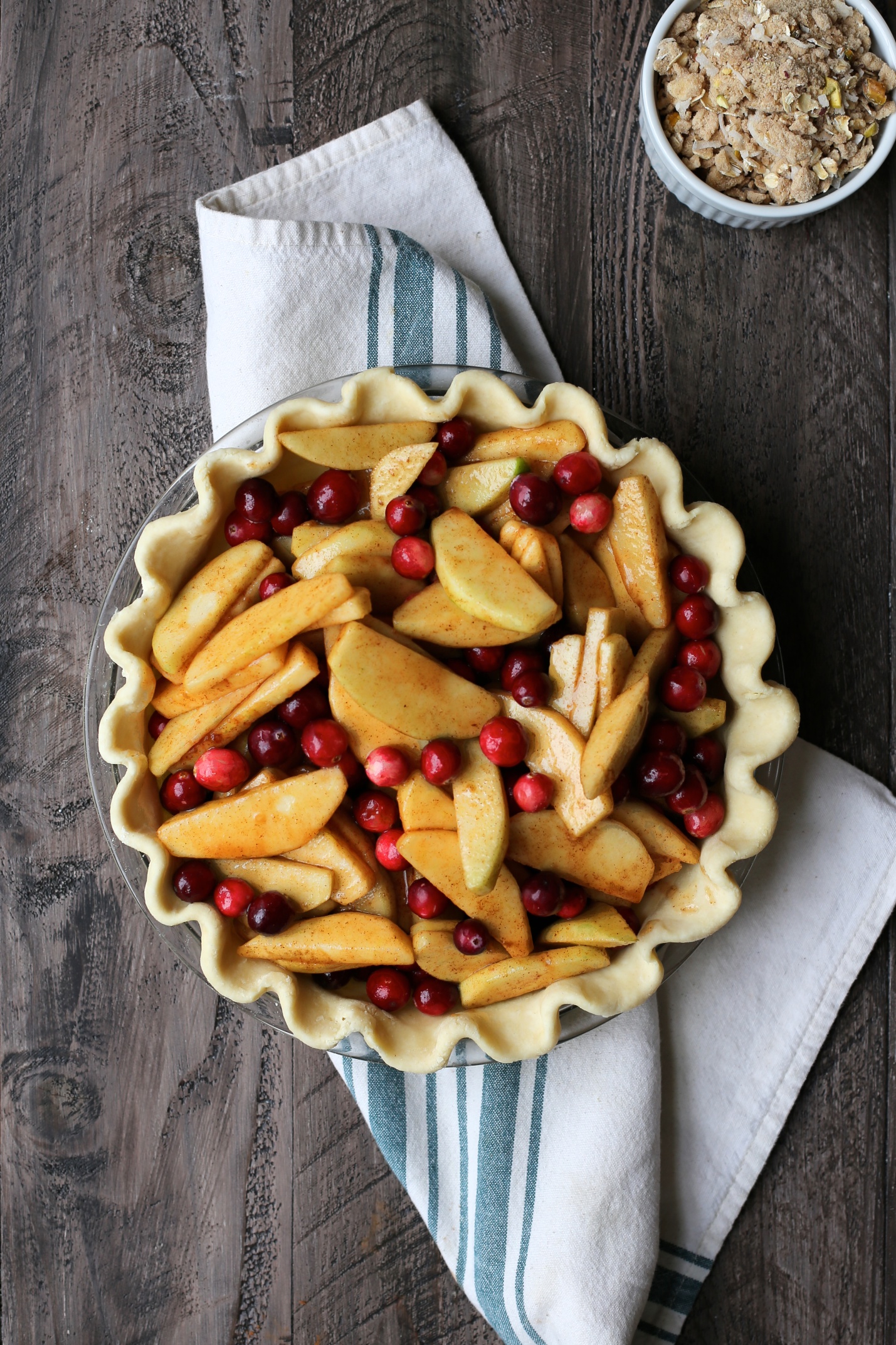 Apple Cranberry Crumble Pie Joy the Baker