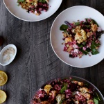 Roasted Cauliflower, Beet, and Farro Winter Salad