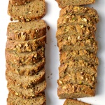 Gluten-Free and Gluten-Full Zucchini Pistachio Bread