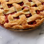 Strawberry Lattice Pie