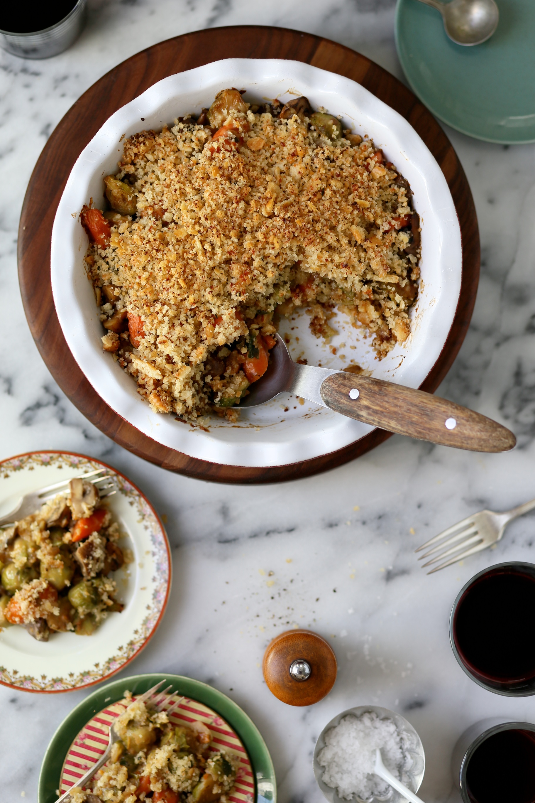 Roasted Vegetable Winter Crumble | Joy the Baker