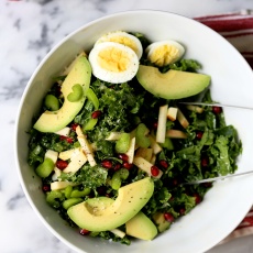 Kale Pomegranate Crunch Salad