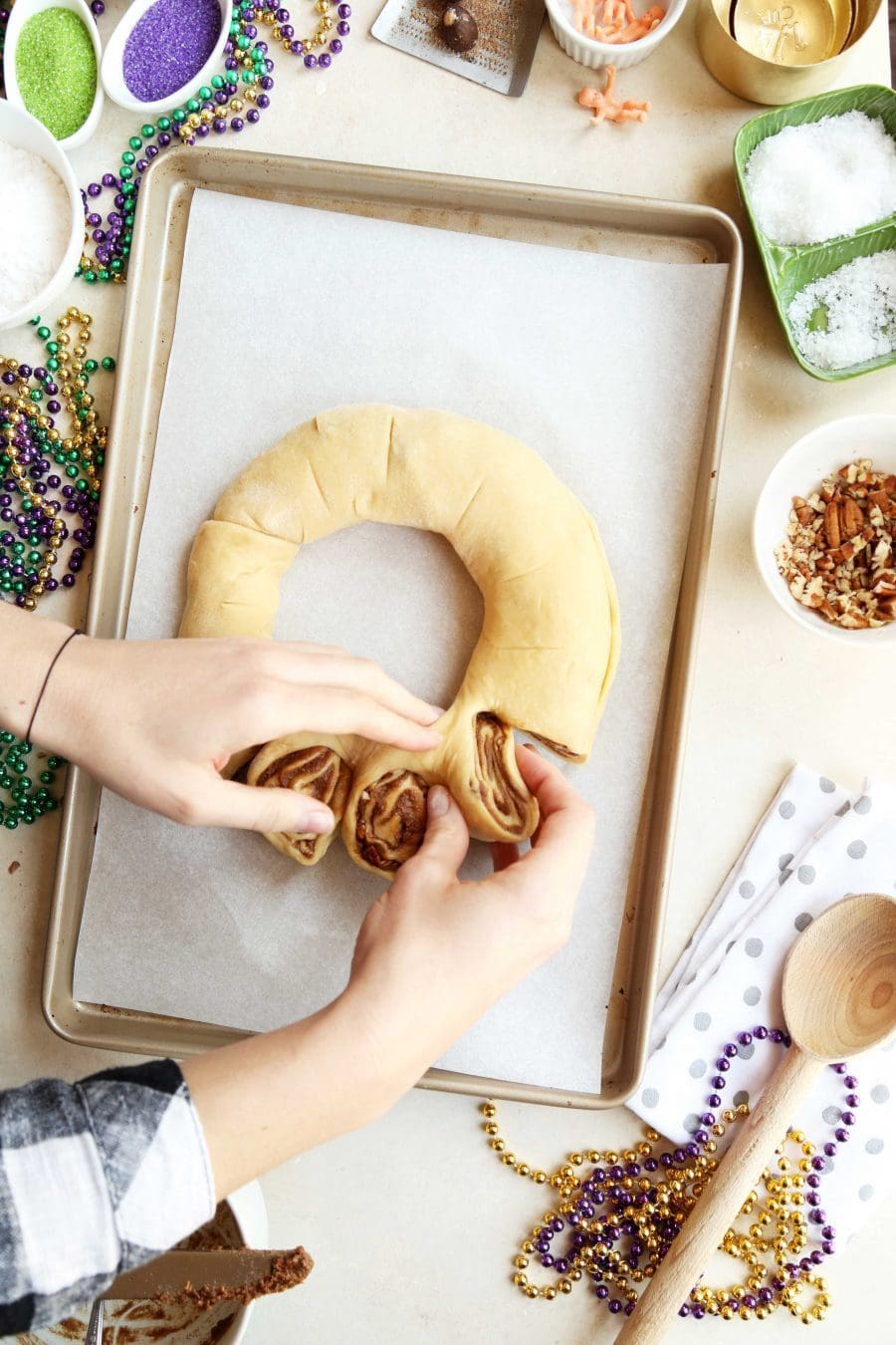 Cinnamon Roll King Cake
