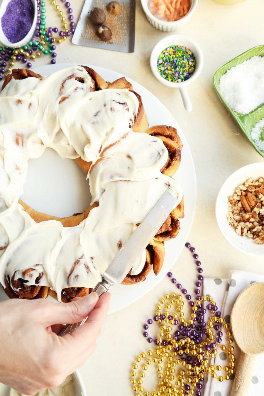 Cinnamon Roll King Cake