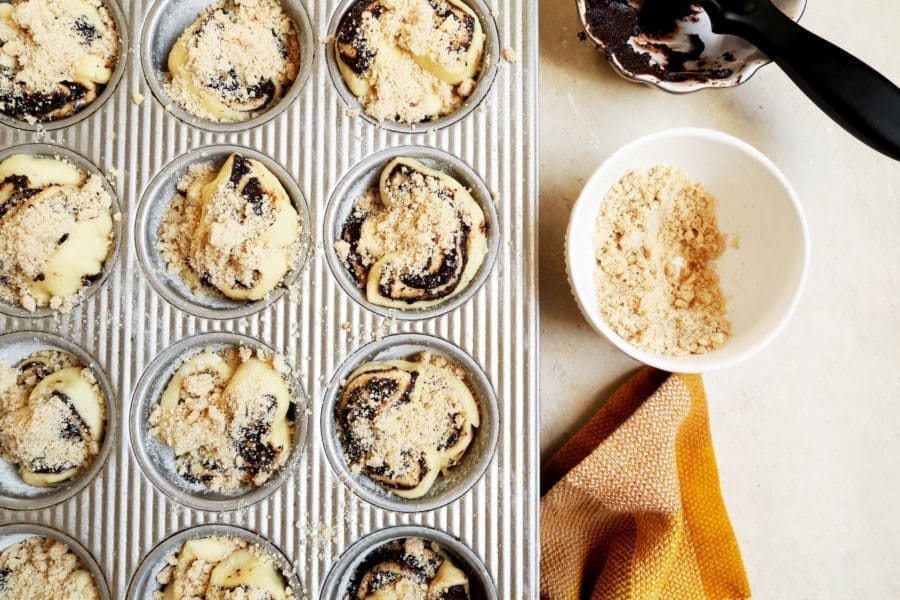 Chocolate Babka Pull Apart Muffins