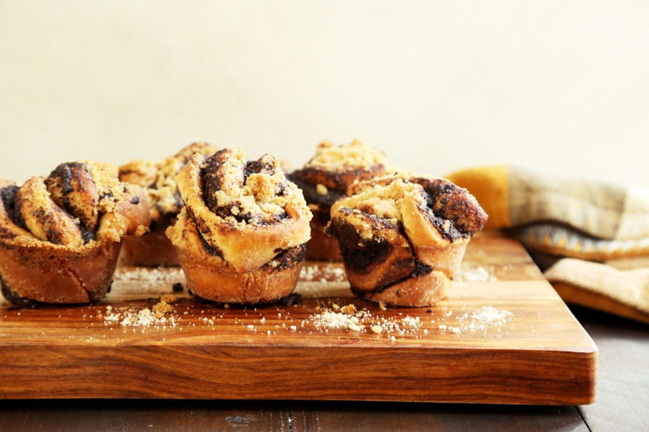 Chocolate Babka Pull Apart Muffins