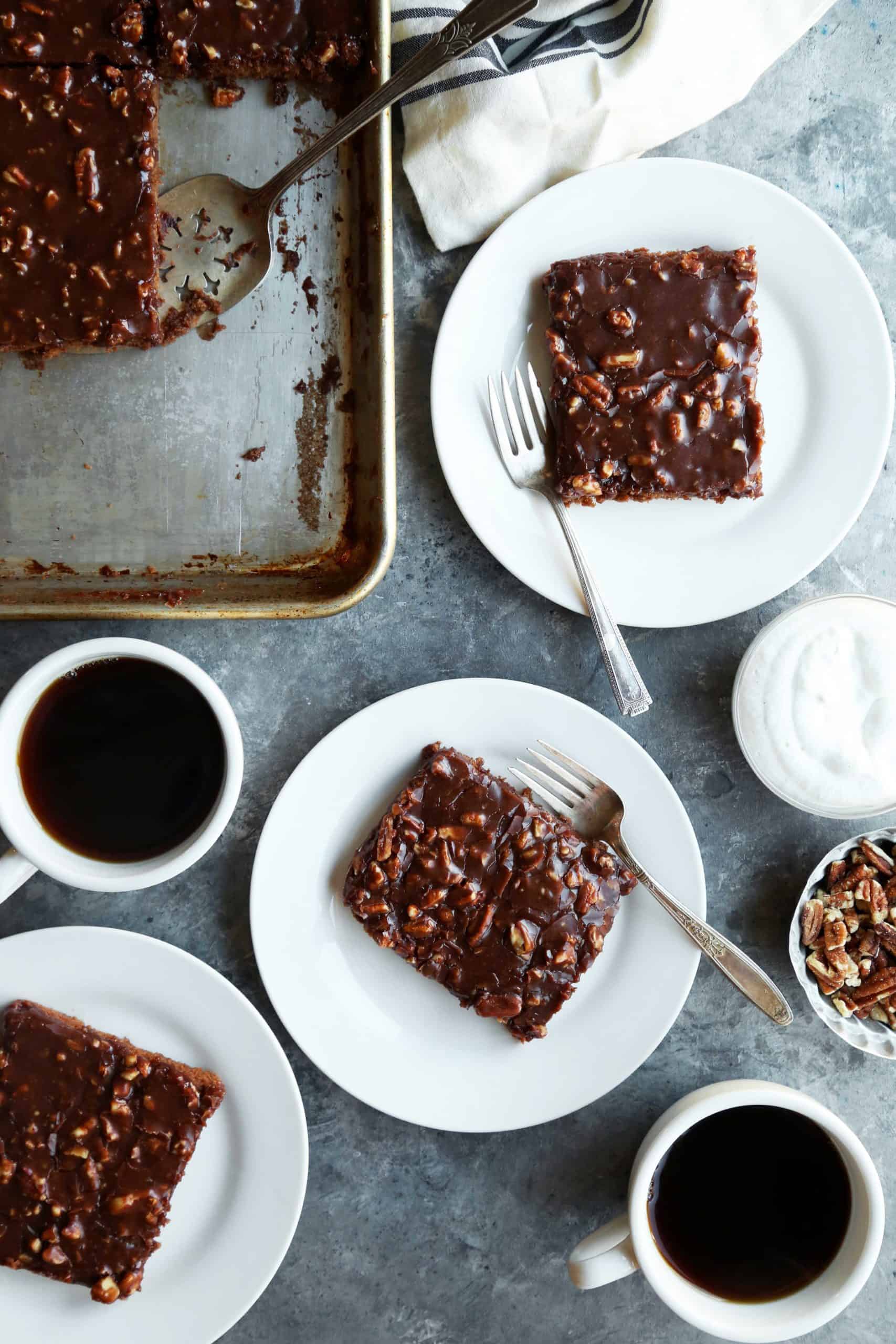 Texas Sheet Cake - Live Well Bake Often