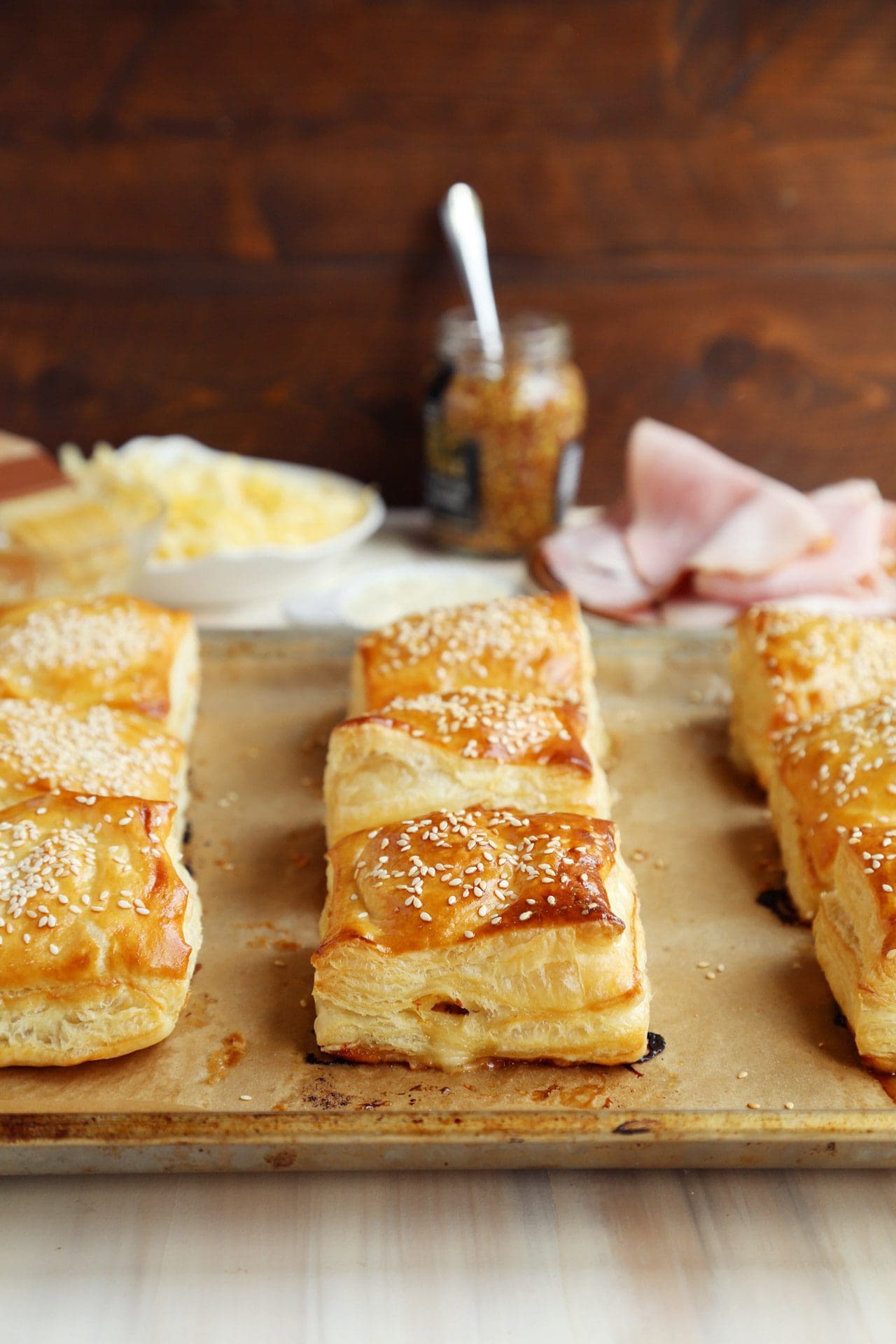 Ham and Cheese Puff Pastry - To Simply Inspire