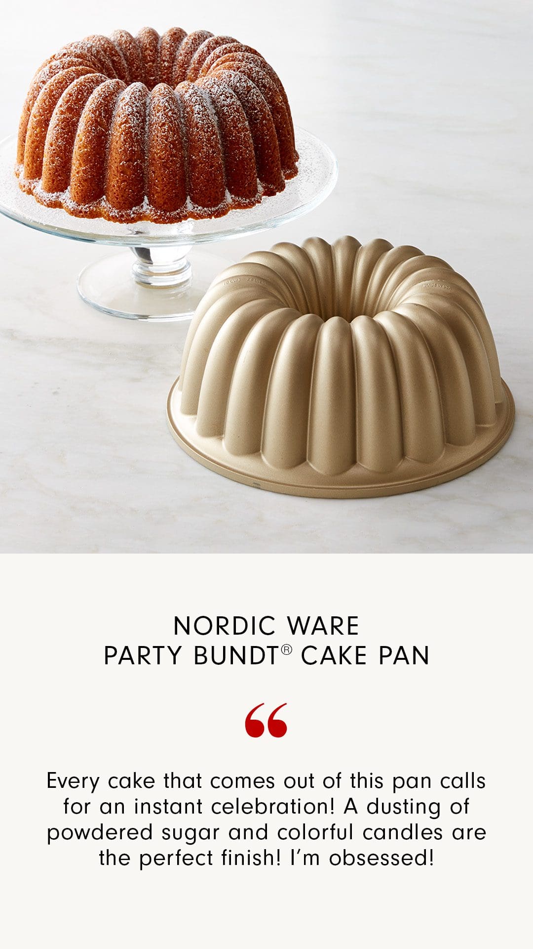 Nordic Ware - Elegant Party Bundt Pan