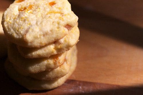 Happy Belly: Sage Apricot Black Pepper Cornmeal Cookies