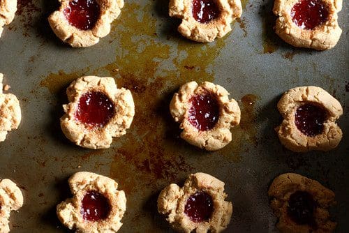 Flourless Peanut Butter and Jelly Cookies - Joy the Baker