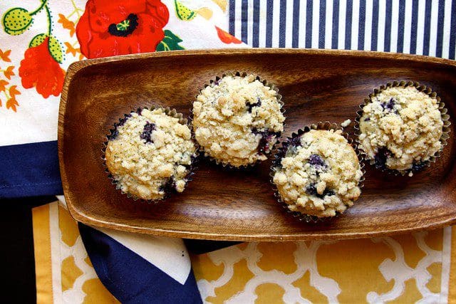 Lemon Blueberry Poppy Seed Muffins - Joy The Baker