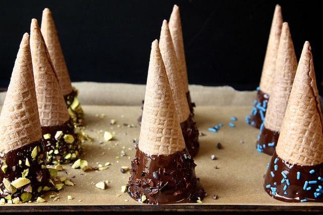 dark-chocolate-dipped-sugar-cone