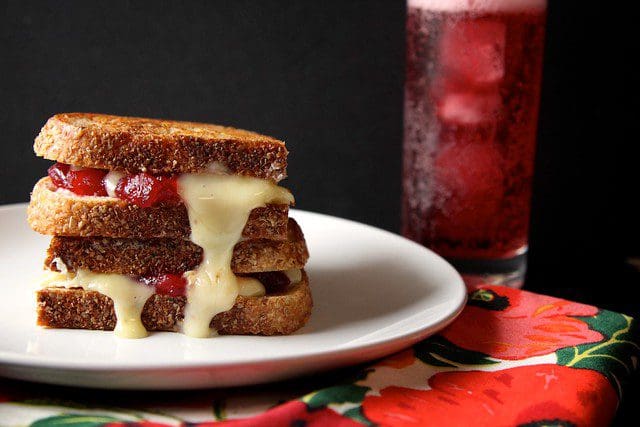 Cranberry Grilled Cheese Sandwich Recipe - Happy Happy Nester