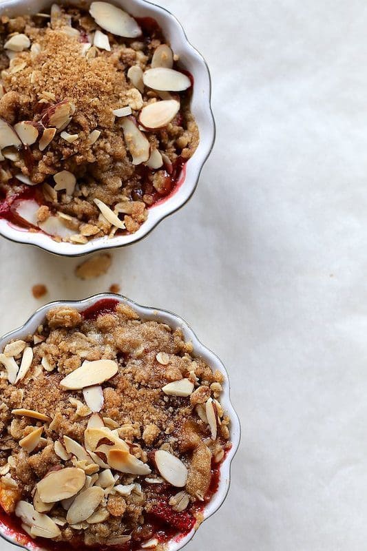 weeknight cobbler for two
