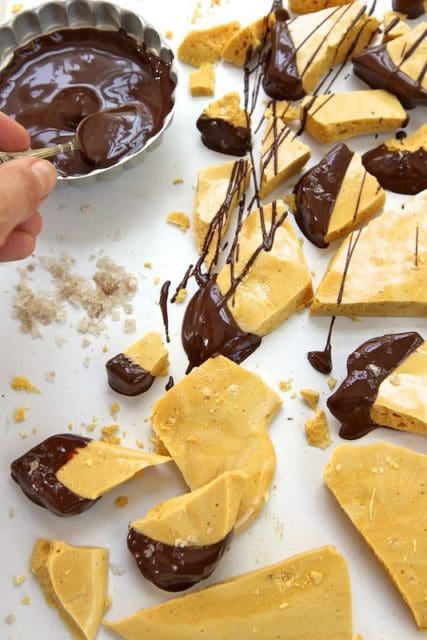 homemade-honeycomb candy