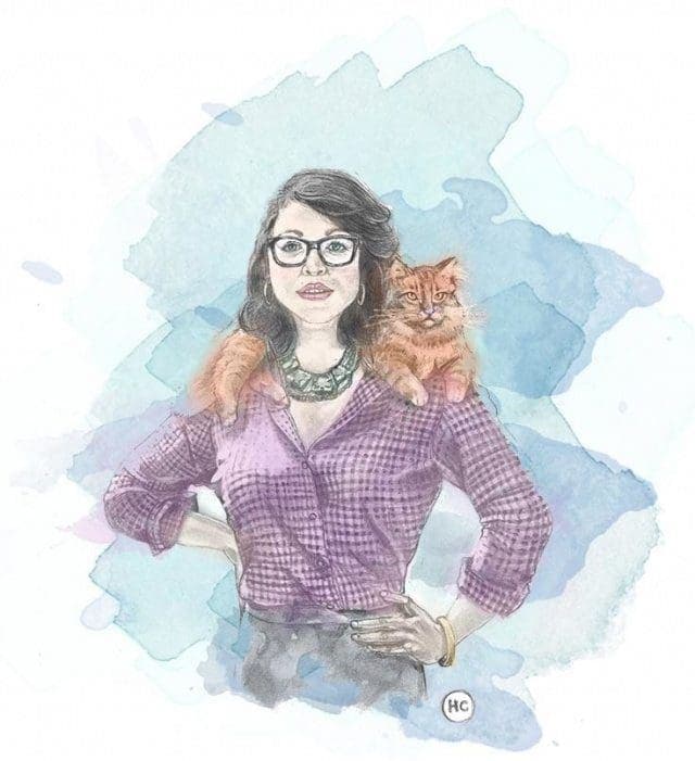 Joy the Baker Watercolor