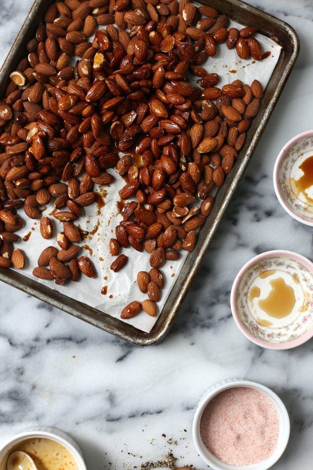Maple Tamari Roasted Almonds
