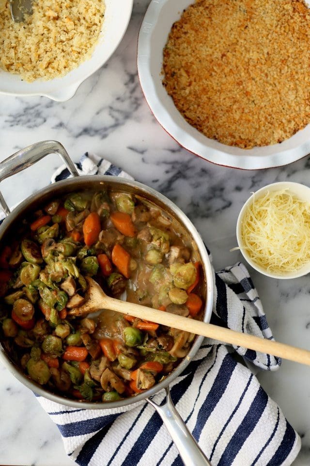 Roasted Vegetable Winter Crumble