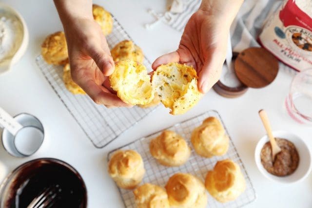 Baking Bootcamp: Pate a Choux for Cheese Gougeres