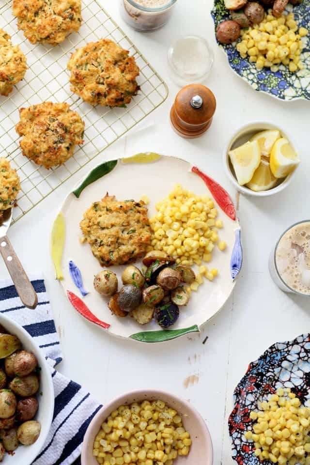 Crab Cake Dinner