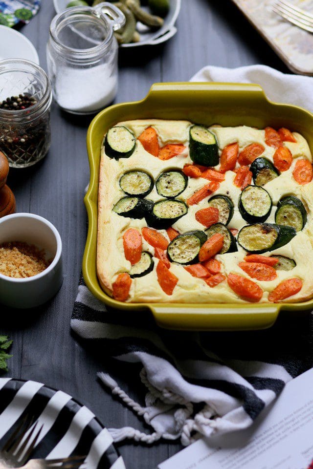 Savory Cheesecake with Roasted Vegetables