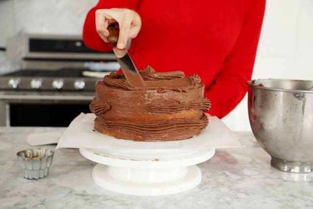 How To Frost A Three Layer Cake