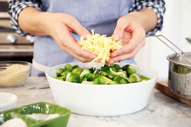Creamy Smoked Gouda Brussels Sprouts