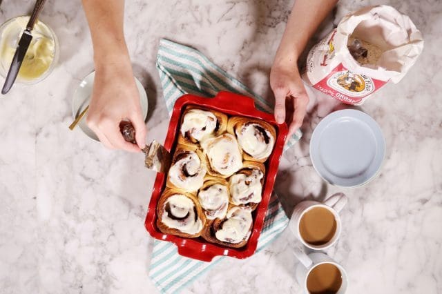 King Arthur Flour Cream Cheese Cinnamon Rolls - Joy the Baker