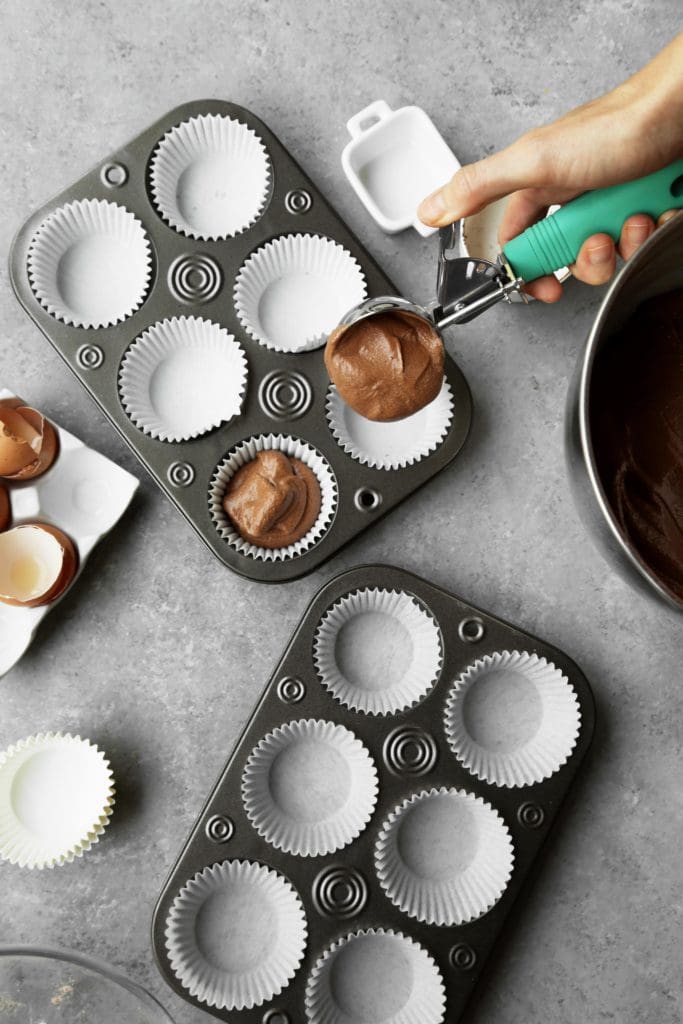 Double Chocolate Sunflower Cupcakes - Joy the Baker