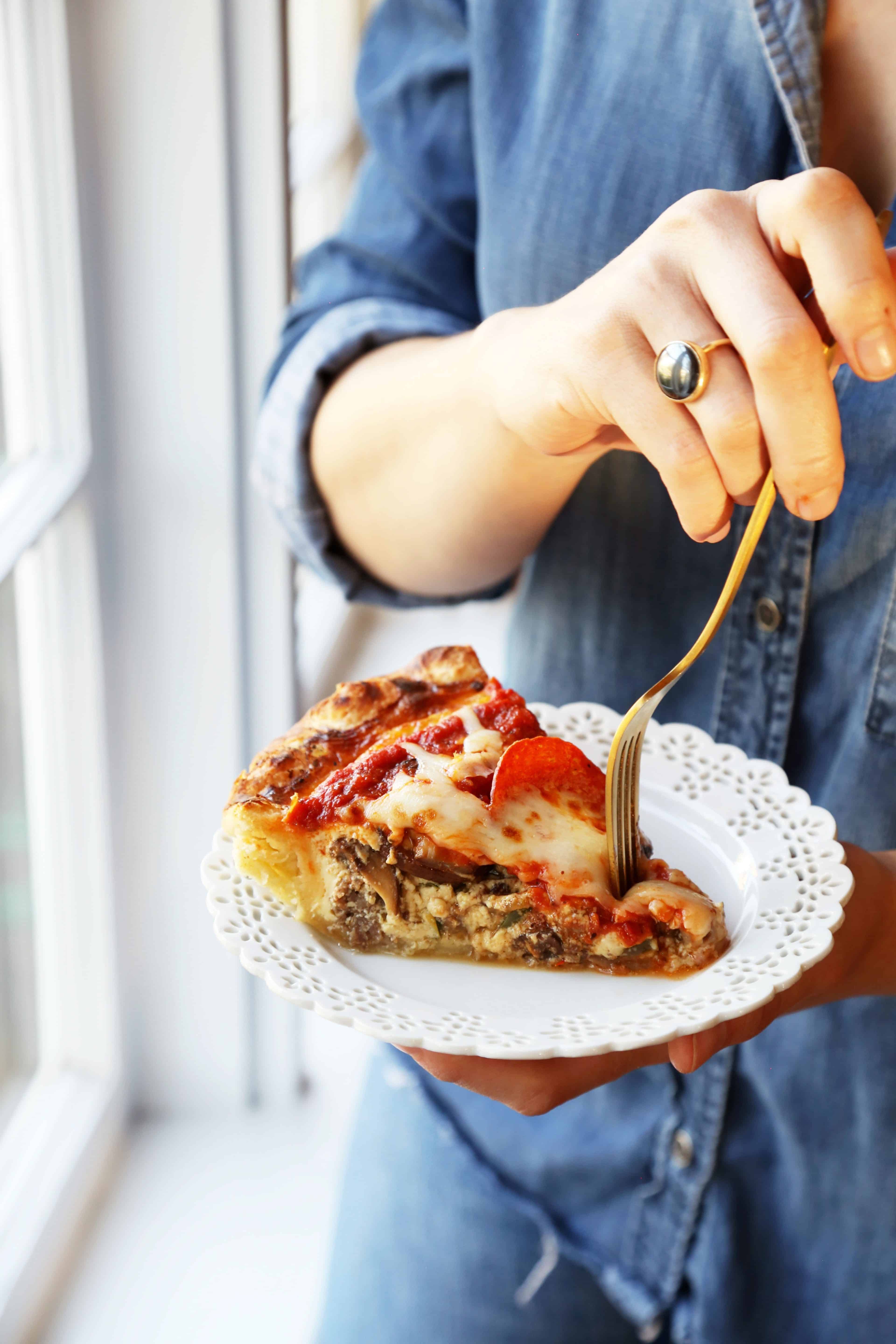 Supreme Pizza Quiche-image