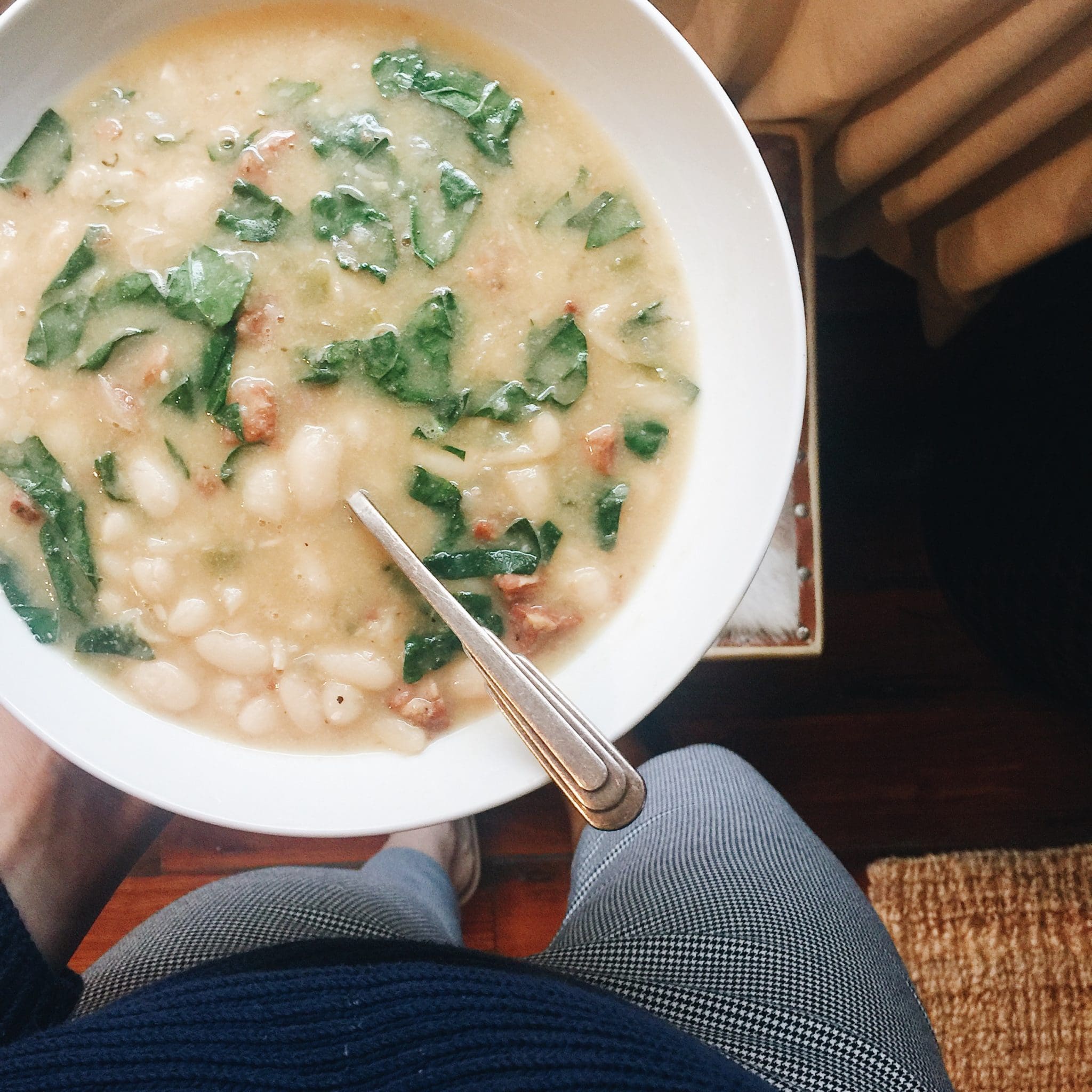 White Bean, Kale, and Sausage Soup Joy the Baker