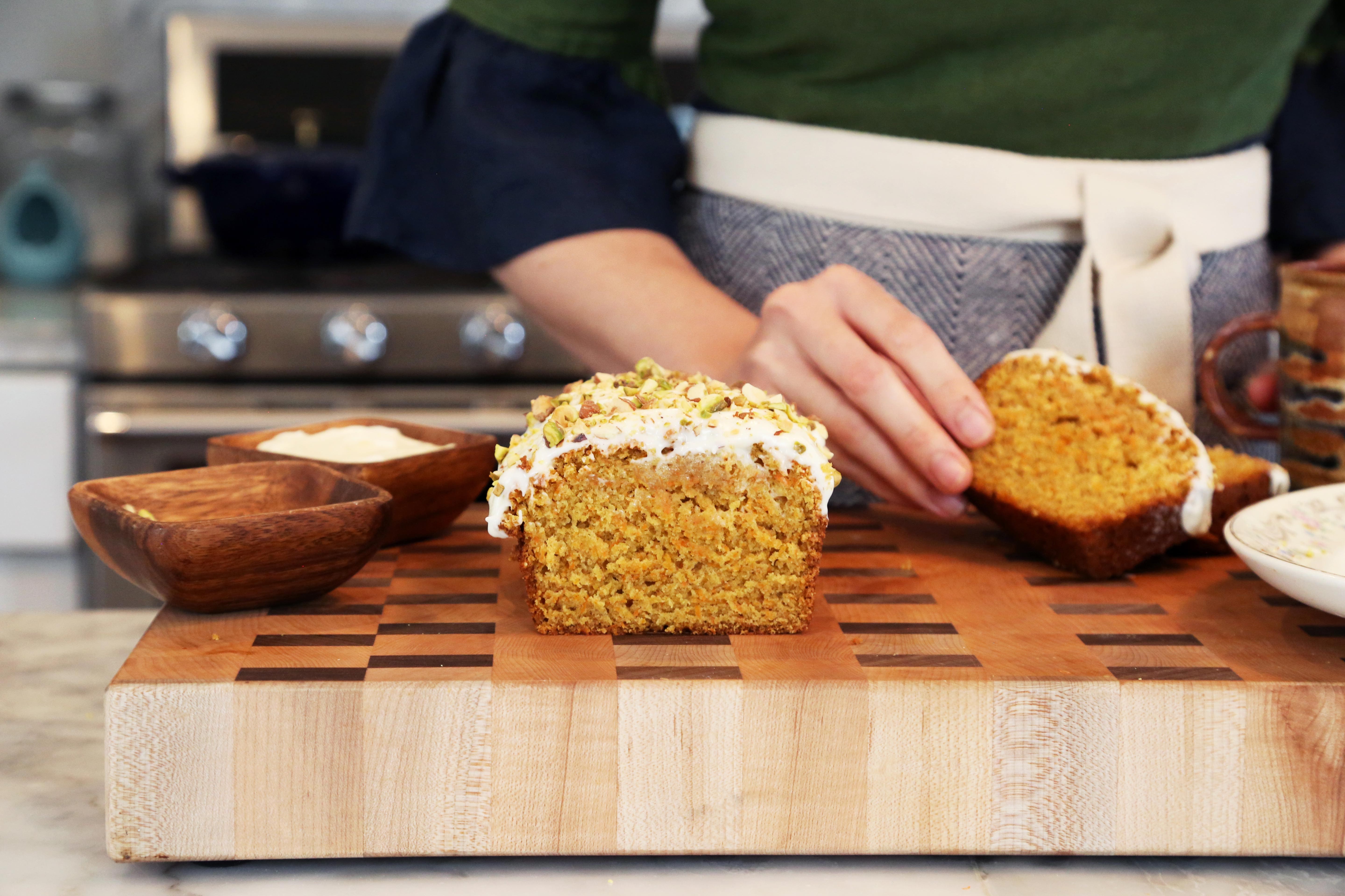 Browned Butter Carrot Loaf Cake
