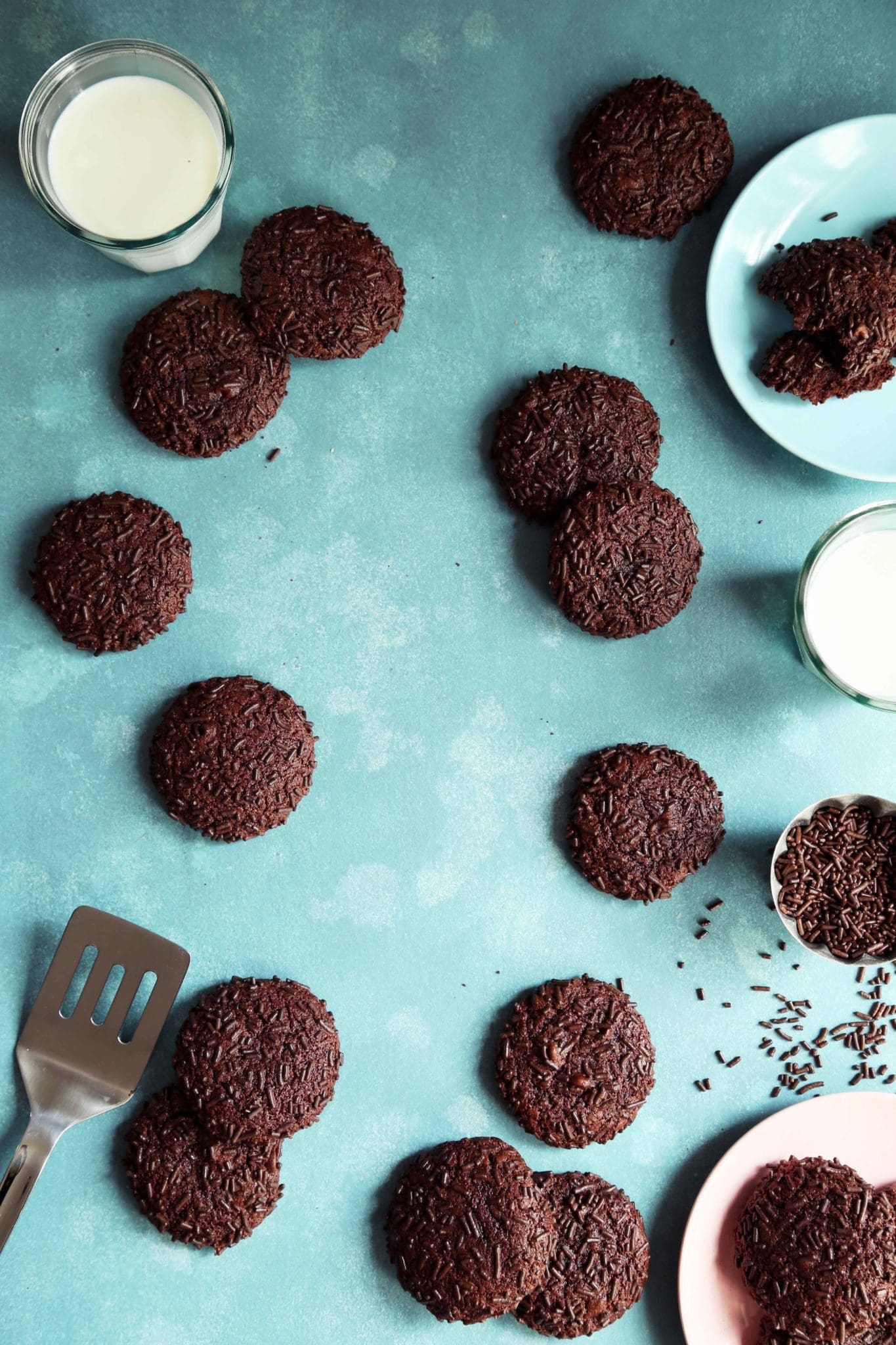 Chocolate Sprinkle Crinkle Cookies Joy the Baker