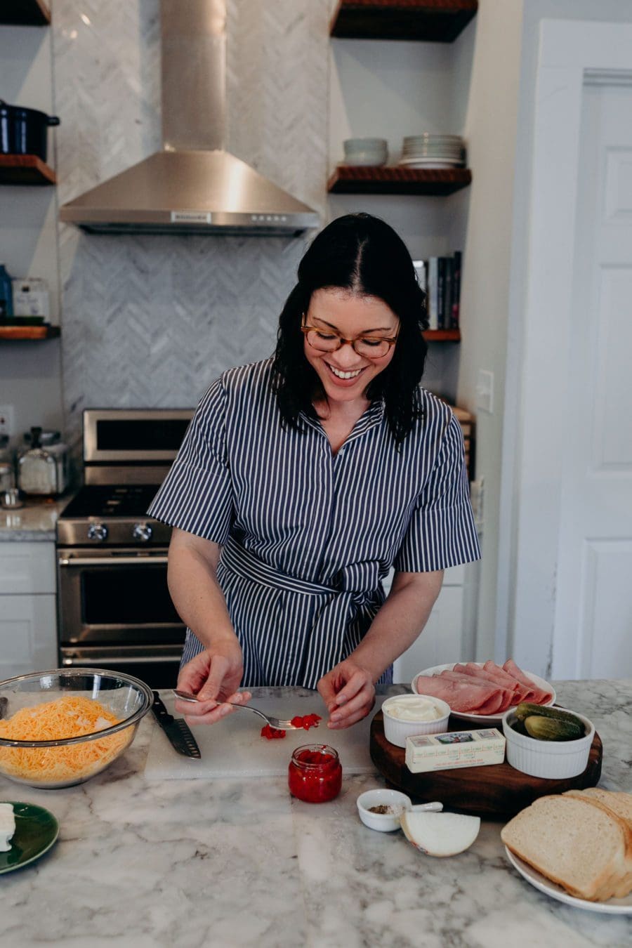 Kentucky Derby Inspired: Grilled Ham and Pimento Cheese Sandwiches ...