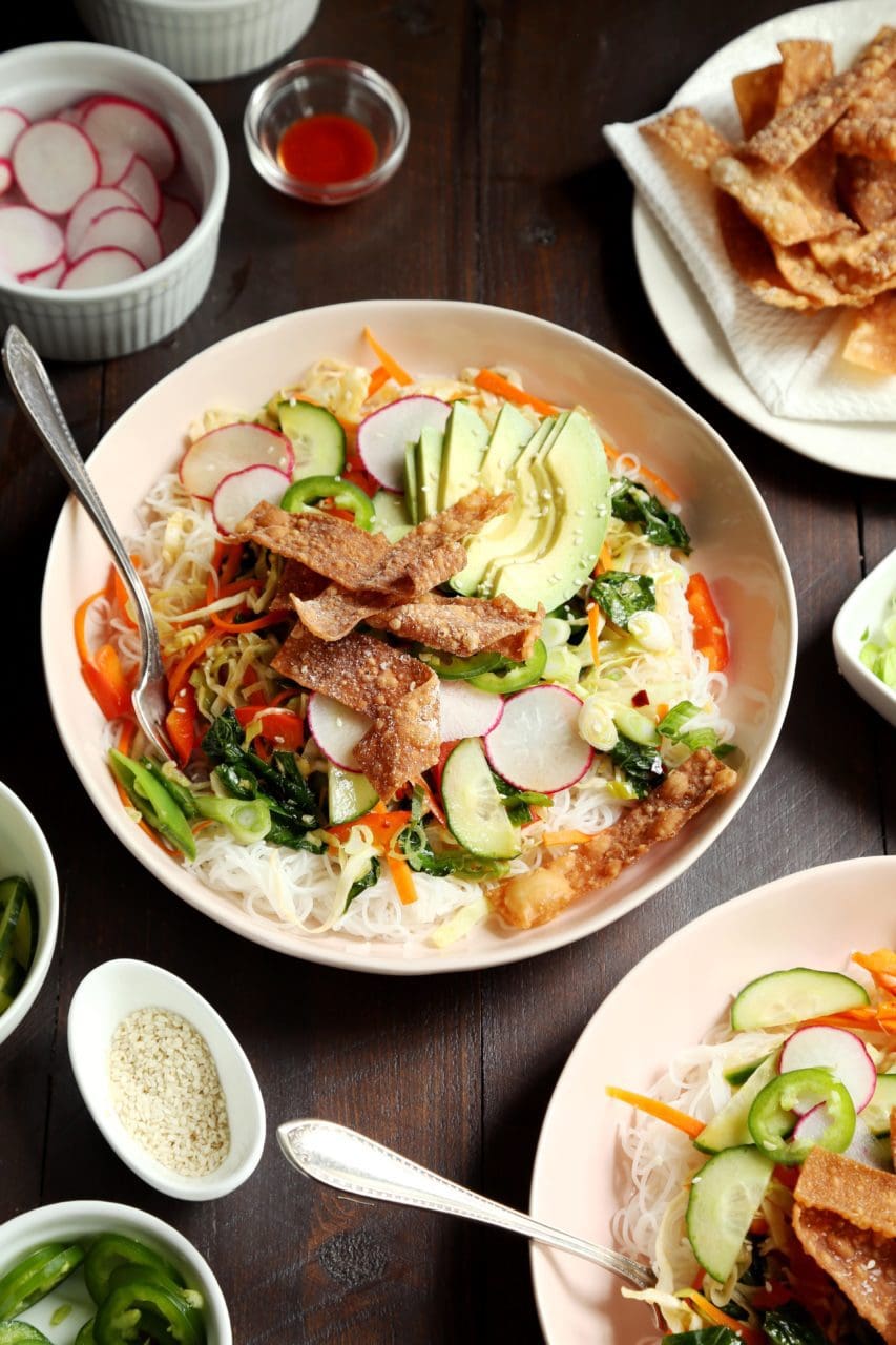 Veggie Egg Roll Noodle Bowl Joy the Baker