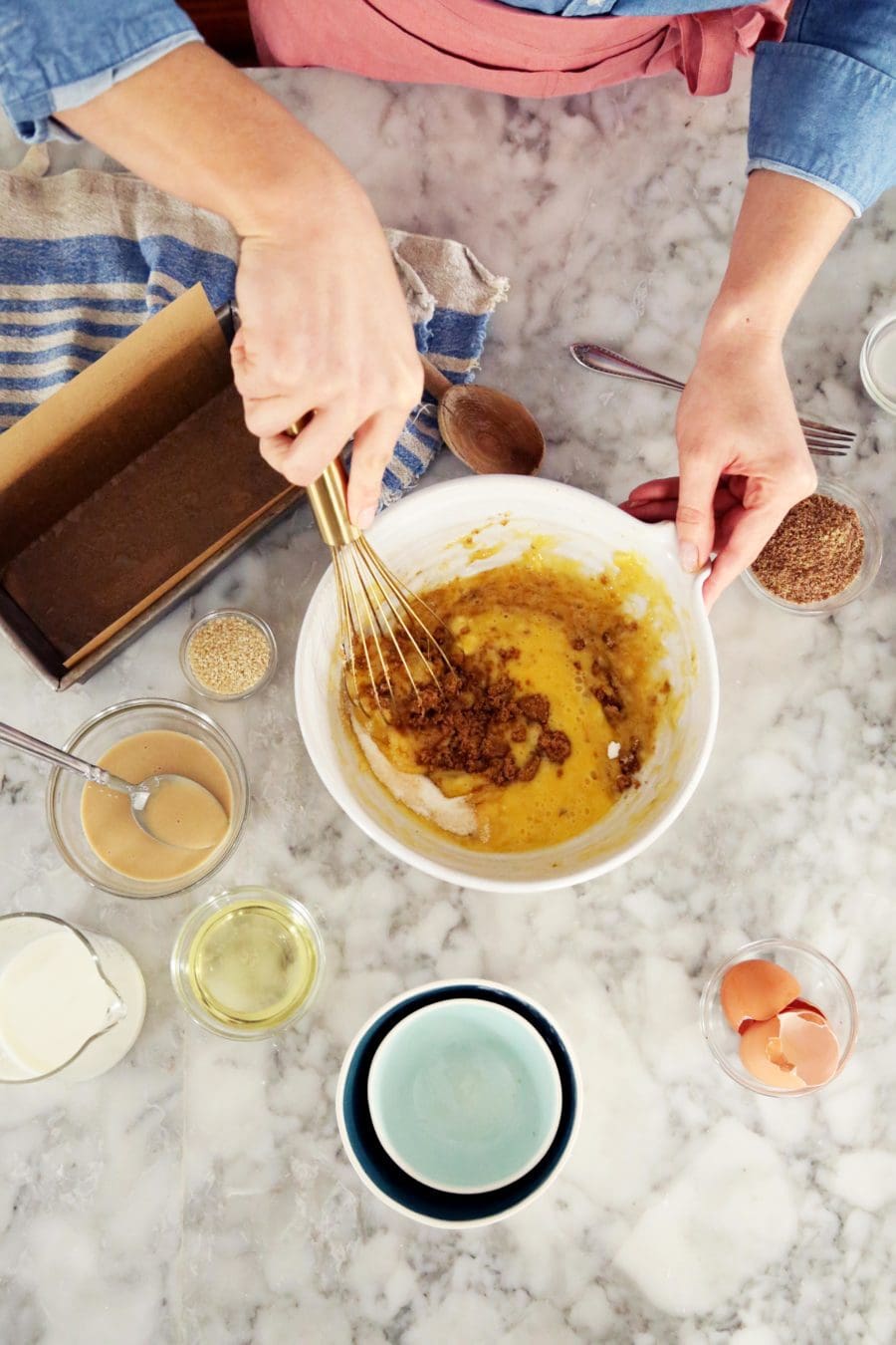 Tahini Flax Seed Banana Bread Joy the Baker