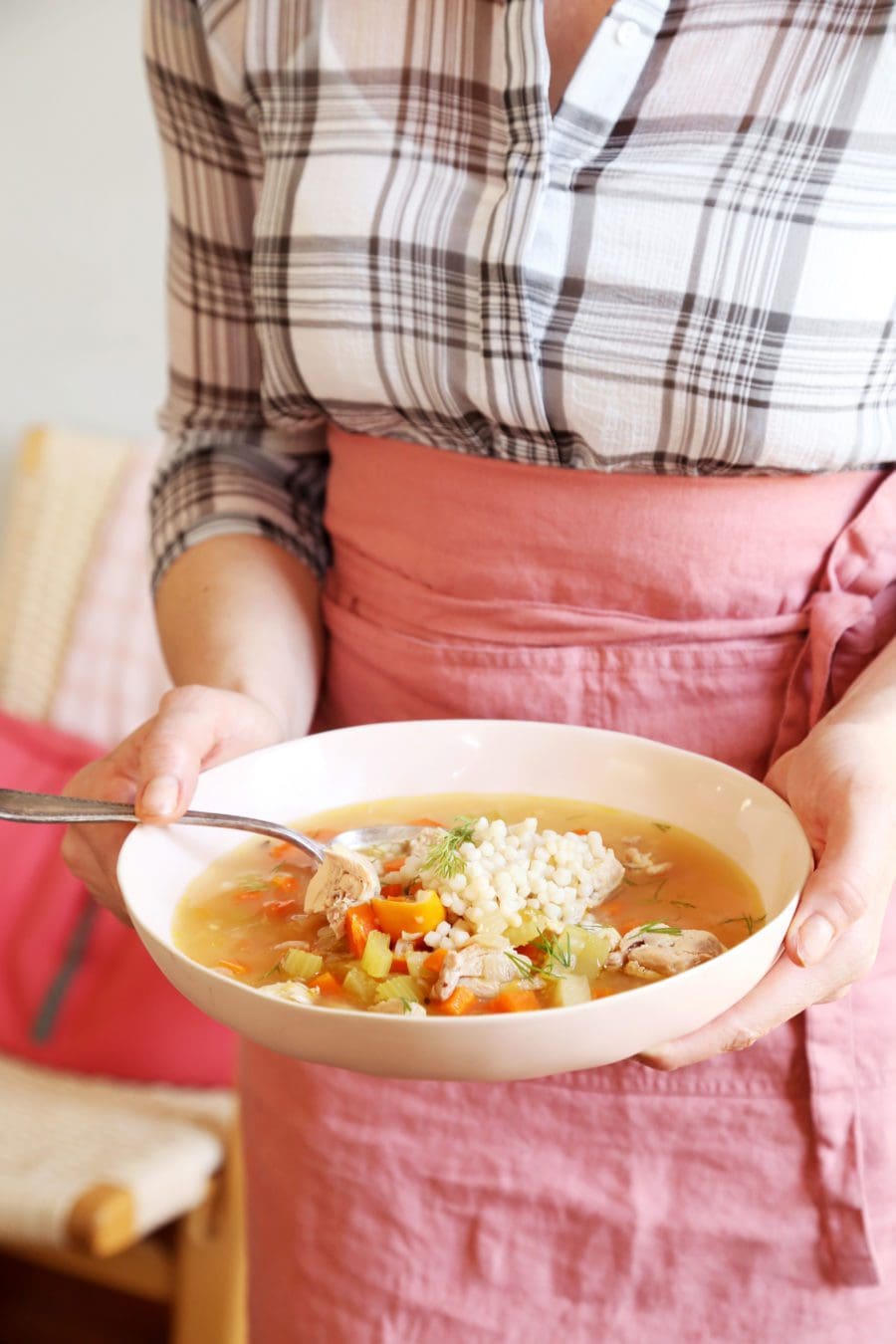 Roasted Lemon Chicken Soup - Joy the Baker