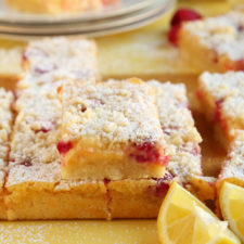 Almond Flour Lemon Raspberry Bars-image
