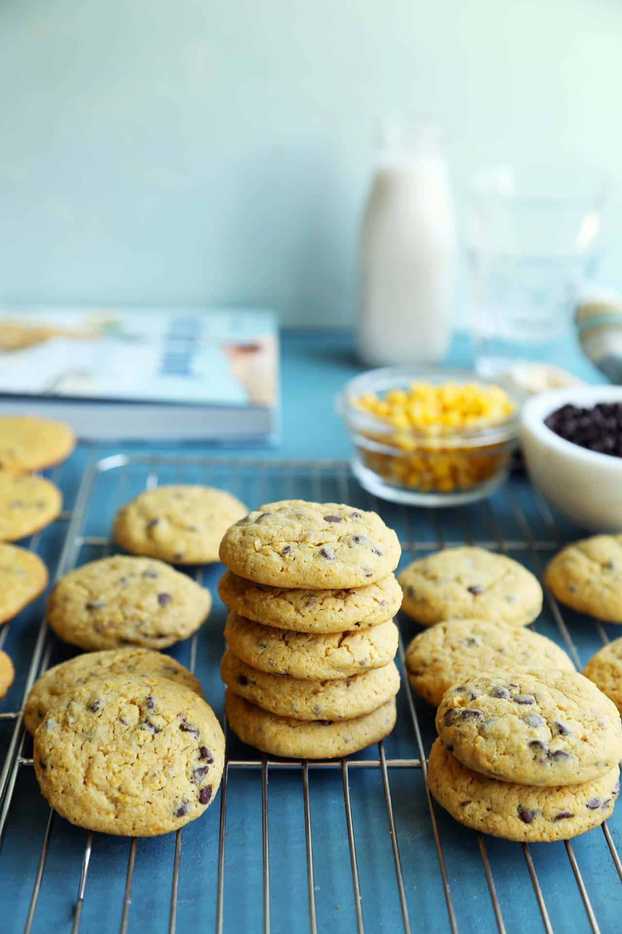 Vegan Chocolate Chip Corn Cookies (with a glutenfree option!) Joy