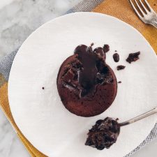 A Single Molten Chocolate Cake-image