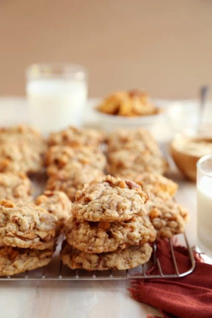 Baked Oatmeal Apple Cookies