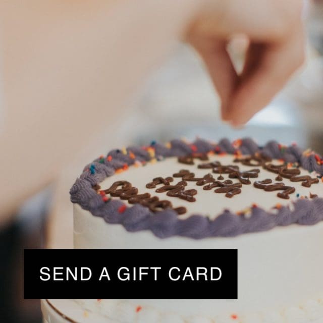 Send a gift card for The Bakehouse.
