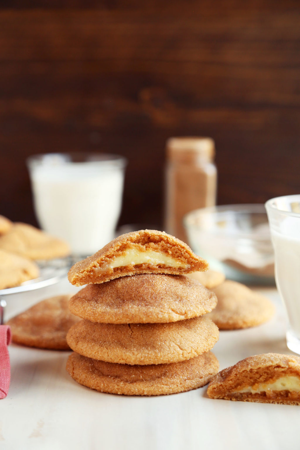 Chewy CheesecakeStuffed Snickerdoodle Recipe Joy the Baker