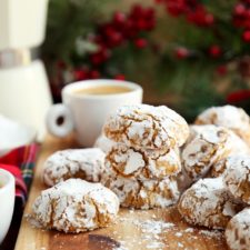 Gingerbread Ricciarelli (Chewy Italian Almond Flour Cookies)-image