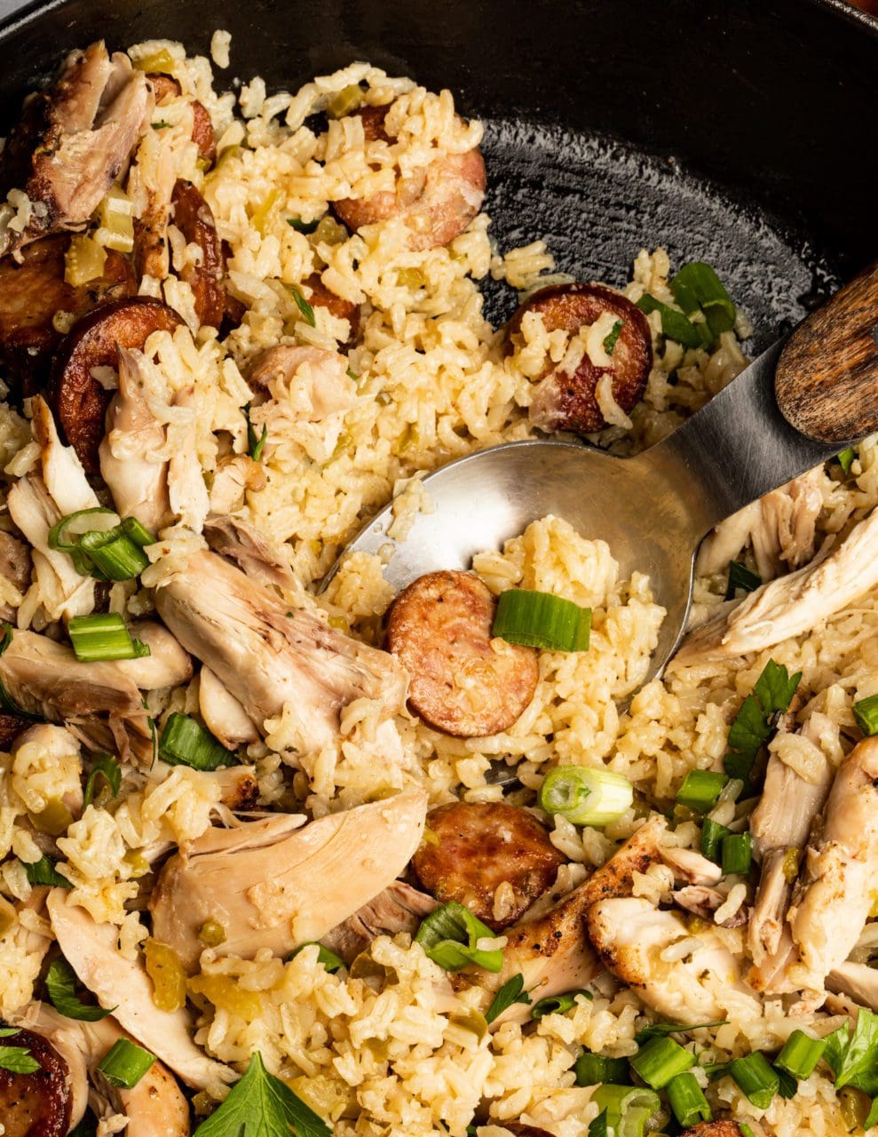 The Best Chicken and Sausage Cajun Jambalaya Recipe Joy the Baker