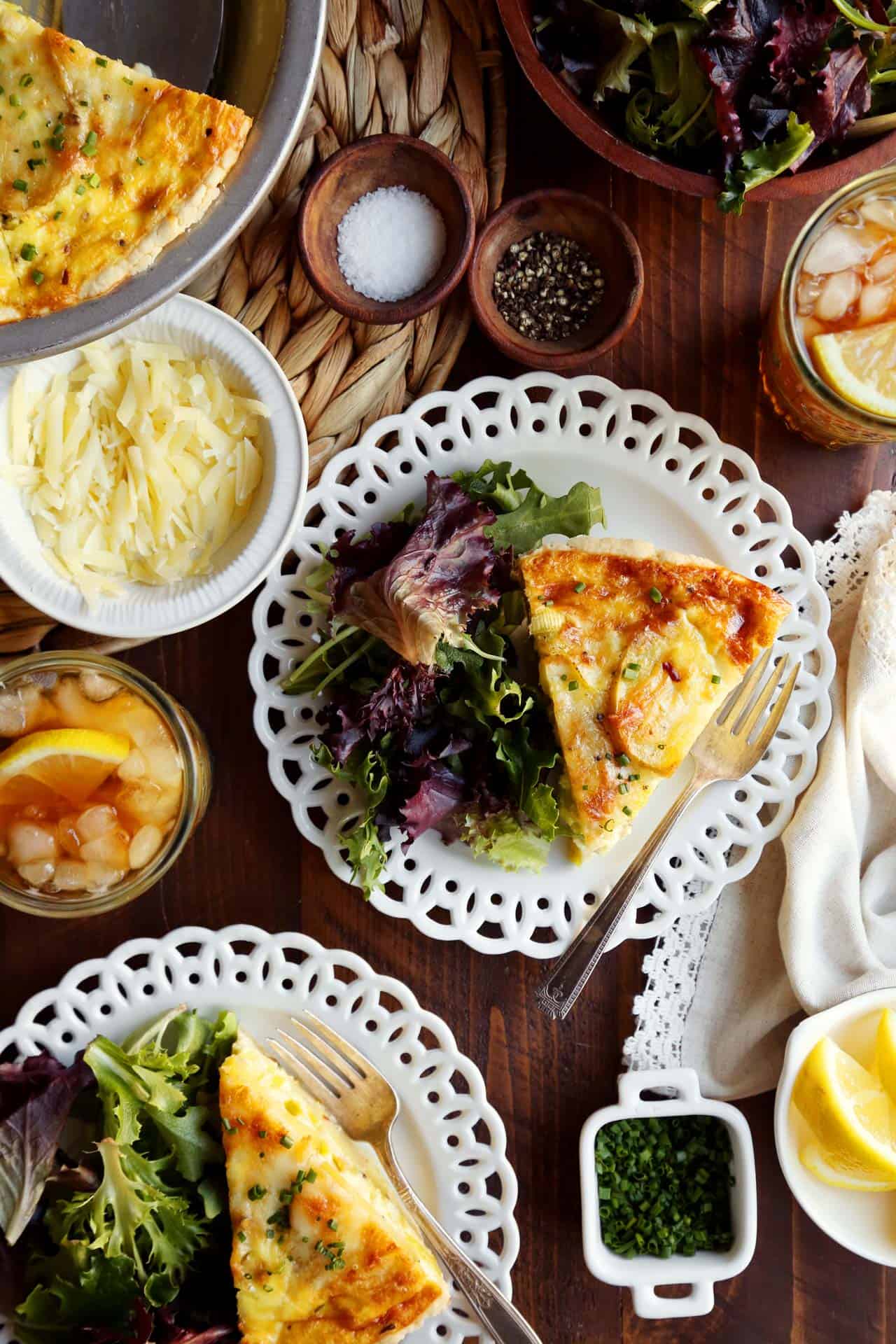 The Best Potato Leek Quiche Recipe with NoRoll Crust Joy the Baker