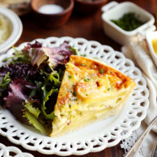 Potato Leek Quiche with No-Roll Crust-image