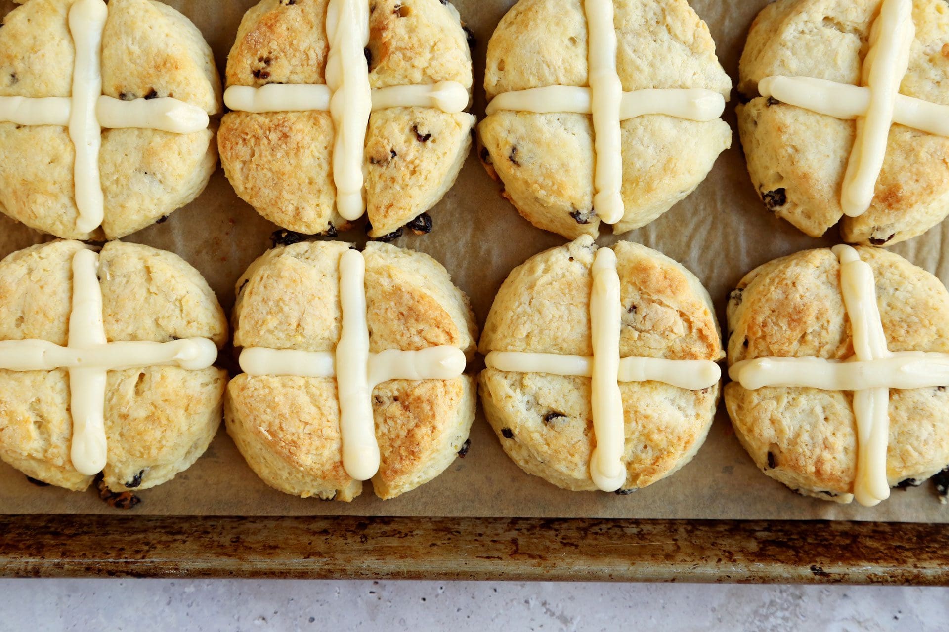 Easter Hot Cross Biscuits