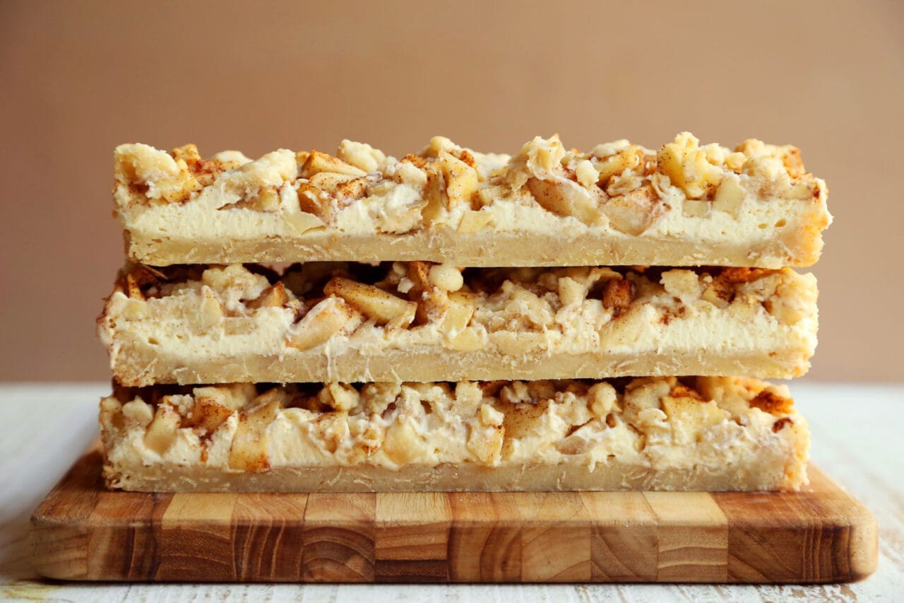 Apple Cheesecake Bars Apple Dessert Recipes Joy The Baker   0S9A9975 1280x853 